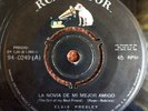 ELVIS PRESLEY-CHILE ORIGINAL SINGLE FIRST PRESS BLACK LABELS M- 45 RPM 1960