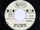 R&B Soul Popcorn 45 - Hoyt Hudson - They Took John Away/Individuality - UA - mp3
