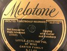 Melotone 5-11-65 CARTER FAMILY Wildwood Flower 78 rpm Country 1935 E+
