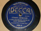 PADDY KILLORAN'S PRIDE OF ERIN ORCH Sweeps Heirloom IRISH DECCA 12004 78 RPM