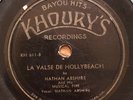 NATHAN ABSHIRE Pine Grove Blues No. 2 78 on Khoury's 611 rare cajun