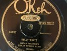 Okeh 45227 Oscar Harper Texas String Band KELLY WALTZ 78 rpm