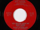 Rockabilly 45 - David Sutherland - You Better Leave My Baby Alone - Stark - mp3