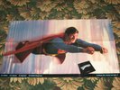 1978 Vintage Superman The Movie Soundtrack PROMO POSTER Christopher Reeve RARE