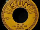 ELVIS PRESLEY-Good Rockin' Tonight & I Don't Care If The Sun-Reissue 45-SUN #210