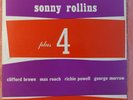 SONNY ROLLINS ' PLUS 4 '  PRLP 7038. DG. 446W/446W. FLAT RIM