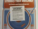 LP Stereo Review's test record model SRT 14 new and sealed