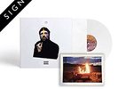 THE S.L.P. THE S.L.P. HAND SIGNED AUTOGRAPHED LIMITED WHITE LP VINYL KASABIAN