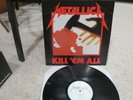 Metallica - Kill Em All - 2008 Reprint 180 Gram Vinyl - Seek & Destroy- EX