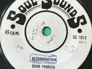 Northern Soul 45 Dean Parrish-Determination/Turn On Your Lovelight-Soul Sounds