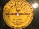 Rockabilly 78 Johnny Cash - Cry Cry Cry/Hey Porter SUN 221 His First