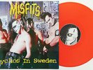 Misfits - Psychos In Sweden LP ORANGE WAX Live 1998 Only Doyle Chud Hideous Punk