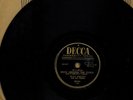 Bill Haley 78 rpm record'' Rock Around the Clock'' Decca Gold Print Record''