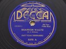 East Texas Serenaders: Arizona Stomp/Shannon Waltz Decca 5375 Country 78