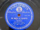 78rpm Niña De La Puebla/Sabicas ‎Parlophon 26.727 Mi Amor Ha Muerto Flamenco