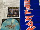 Iron Maiden PictureDisc Of A Seventh Son Vinyl Lp EMI EMDP 1006 1988 With Banner