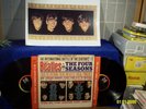 THE BEATLES vs THE FOUR SEASONS 2 LP ORIGINAL VEE JAY RECORDS w POSTER  VG/VG++