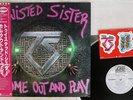 TWISTED SISTER COME OUT AND PLAY ATLANTIC P-13233 Japan OBI VINYL LP