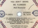 NEAR MINT AFRTS DJ Radio Promo LP Neil Diamond/Ian Matthews # RL 52-8