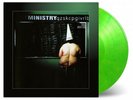 MINISTRY - DARK SIDE OF THE SPOON  TRANSPARENT GREEN VINYL LP LTD / NUMBERED