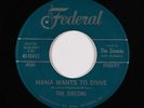 R&B Soul 45 - Zircons - Mama Wants To Drive - Federal - VG++ mp3