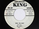 Rockabilly 45 - Mac Curtis - What You Want - King - mp3