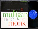 THELONIOUS MONK Meets GERRY MULLIGAN RIVERSIDE RLP 12-247 US 1957 DG MONO JAZZ