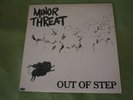 Minor Threat  Out Of Step  1st press blank/black  back cover