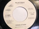 RINGO STARR   NO NO SONG / SNOOKEROO   APPLE P-1880 PROMO 45   BEATLES