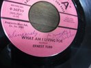 ERNEST TUBB AUTOGRAPHED DECCA SAMPLE RECORD.WHAT AM I LIVING FOR 45 RPM