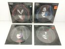 4 Original Vintage KISS Solo Album Picture Disc Vinyl Records LP Casablanca 1978