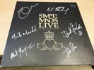 SIMPLE MINDS FULLY SIGNED ALBUM COVER . VINYL LP . LIVE IN THE CITY OF LIGHT . .