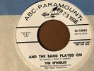 Northern Soul 45 The Spindles And The Band Played On PROMO MINT