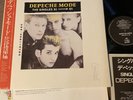 DEPECHE MODE The Singles 81 - 85 JAPAN LP P-13201 w/OBI+fold-out INSERT+g/f PS
