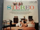 Vinyl: STEREO For the Joy of it. 