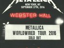 METALLICA - Live At Webster Hall New York NY September 27th 2016 - Vinyl (3xLP)