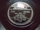BILLIE HOLIDAY TEDDY WILSON: WHO LOVES YOU? USA BRUNSWICK 7768 78RPM RARE:EX
