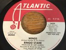 Ringo Starr Wings Atlantic 3429 Promo 45rpm Beatles