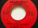 NORTHERN SOUL The Fantastic Four LIVE UP TO WHAT SHE THINKS Ric Tic 45 rare NM