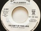 NORTHERN SOUL Willie Kendrick YOU CAN'T BY PASS LOVE RCA 45 rare