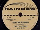 THE STARTONES - 78 - I Love You So Dearly / Forever My Love - Rainbow 341 - VG++