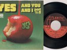 YES 'And You And I (Part 1 & 2)' 1972 German 7