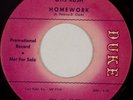 OTIS RUSH: Homework US DUKE Promo Rare Northern Soul New Breed 45 VG++ HEAR
