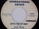 VILAS CRAIG: Gotta Find My Baby IA Cuca Wisconsin Teen Rockabilly RARE 45 Hear