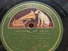 FLAMENCO 78 rpm RECORD Gramofono MANUEL VALLEJO & MONTOYA Guitar MEDIA GRANADINA