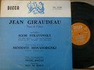 JEAN GIRAUDEAU - BOULEZ / STRAVINSKY - MUSSORGSKY  / DECCA