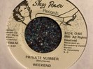 Modern Soul 45 WEEKEND Private Number HEAR Carolina Shag Power Records Funk NM
