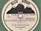 RARE BLUEGRASS LABEL -  Wade Mainer & Mountaineers : Blue Ridge 109 - 78 RPM (V)