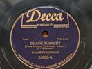 78RPM Decca 24582 Marlene Dietrich Black Market / Illusions