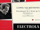 WALP 1051 S/C ED1 - BEETHOVEN - PIANO CONCERTO 5 / FISCHER - FURTWANGLER - NM